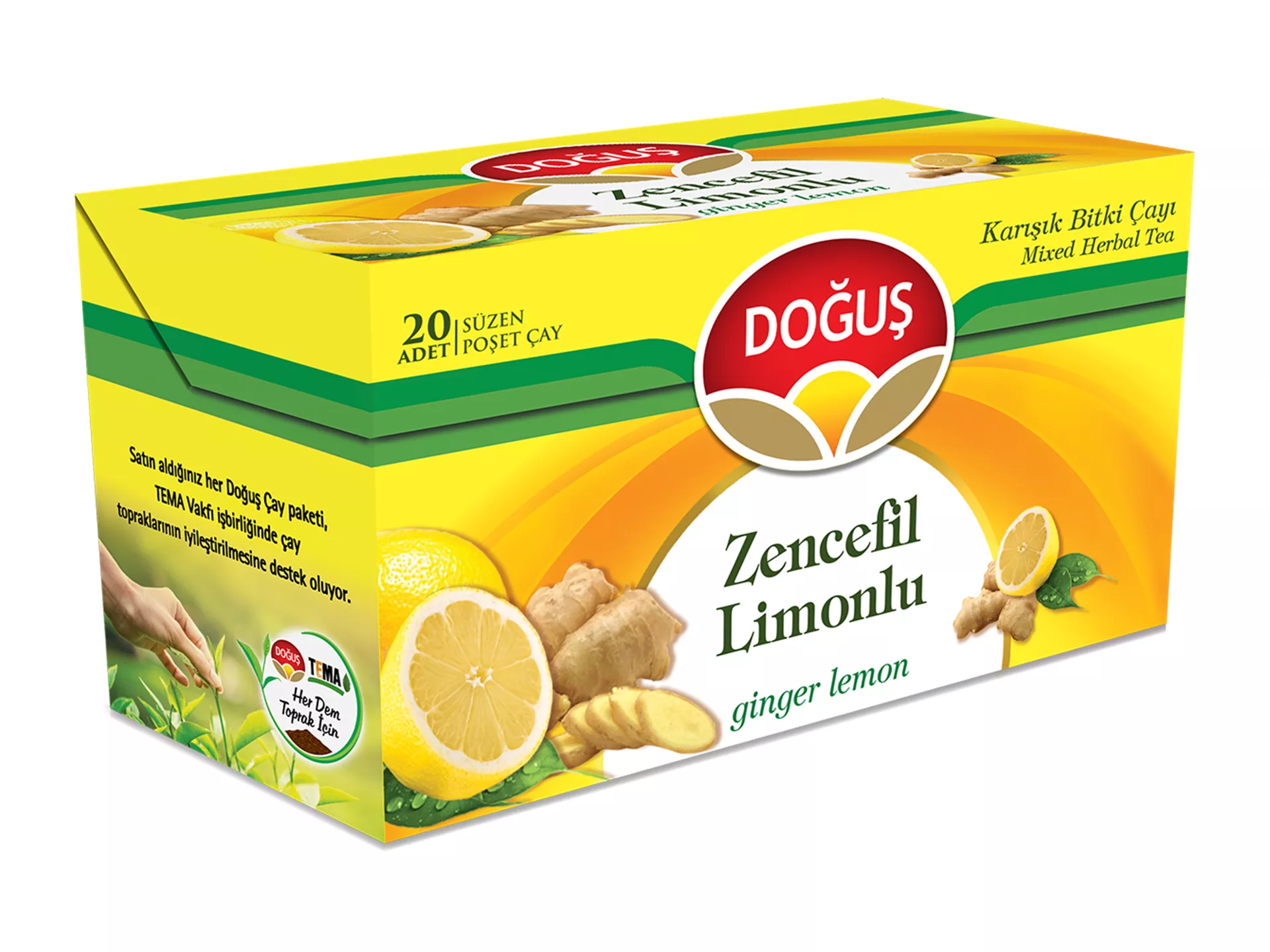 Чай Dogus с имбирем и лимоном