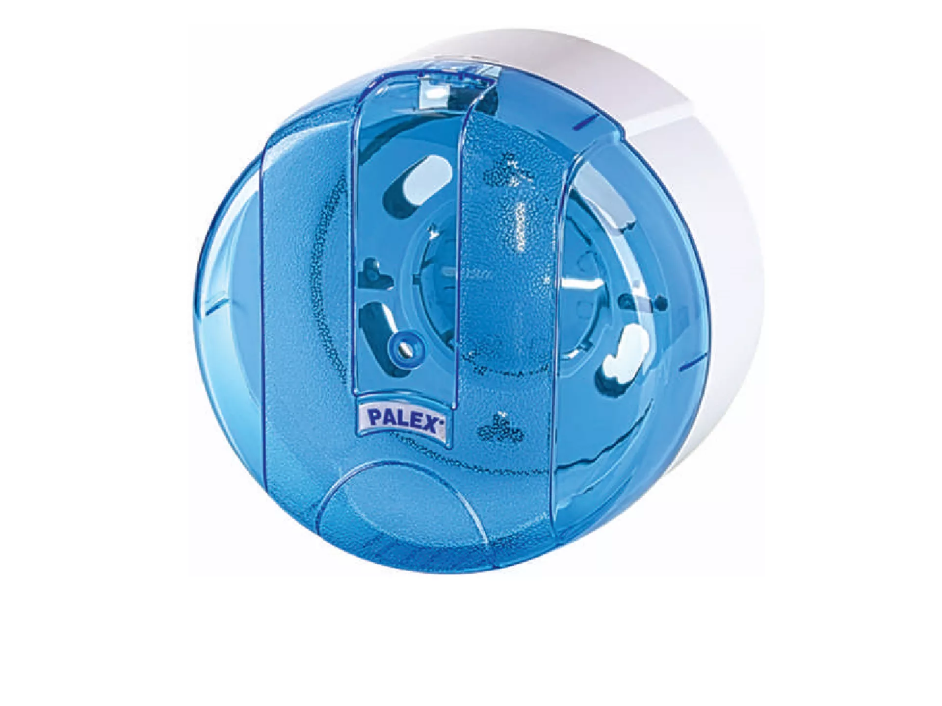 Mini Practical Toilet Paper Dispenser Transparent Blue