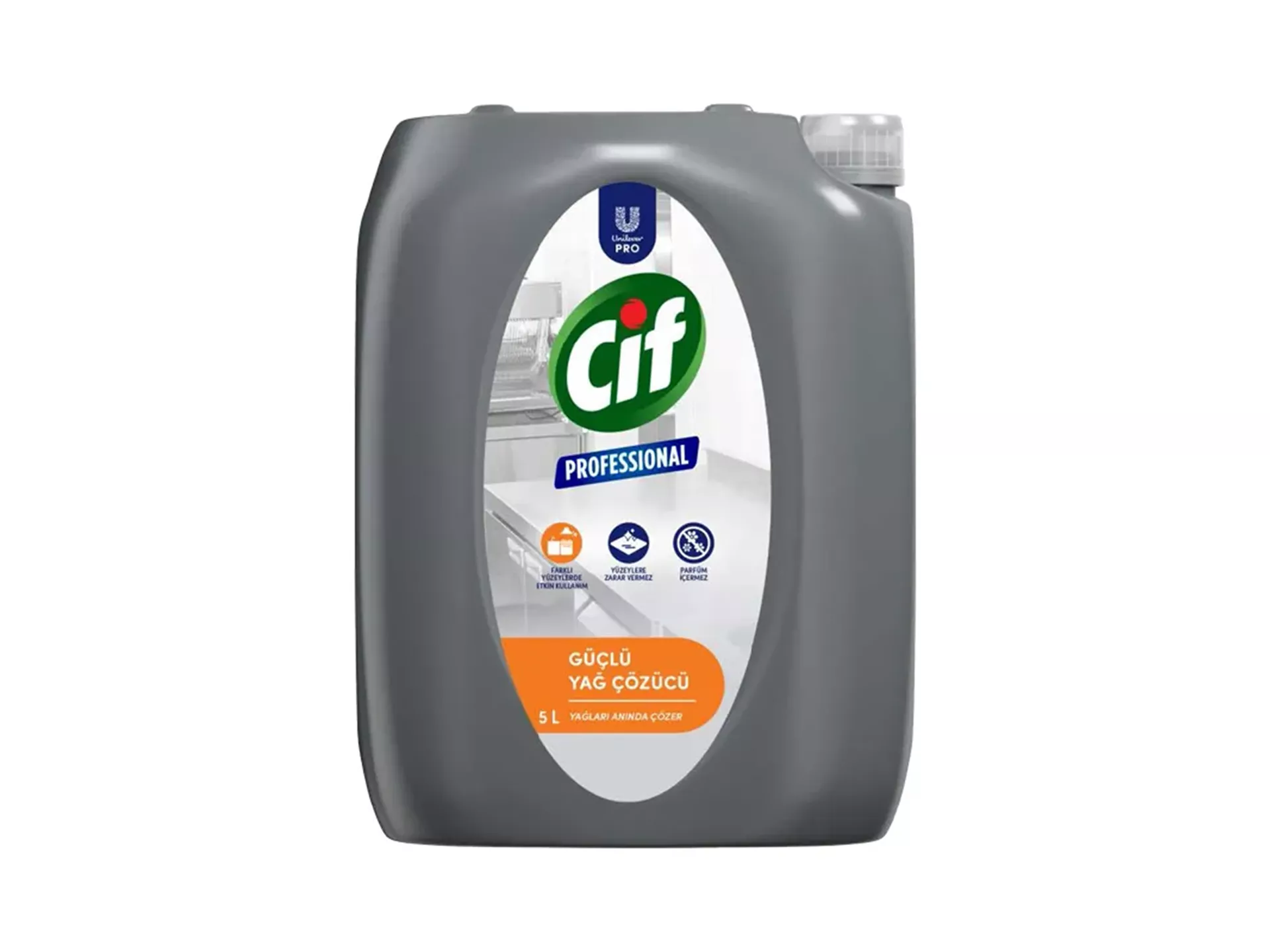 Cif Professionel Güçlü Yağ Çözücü 5L