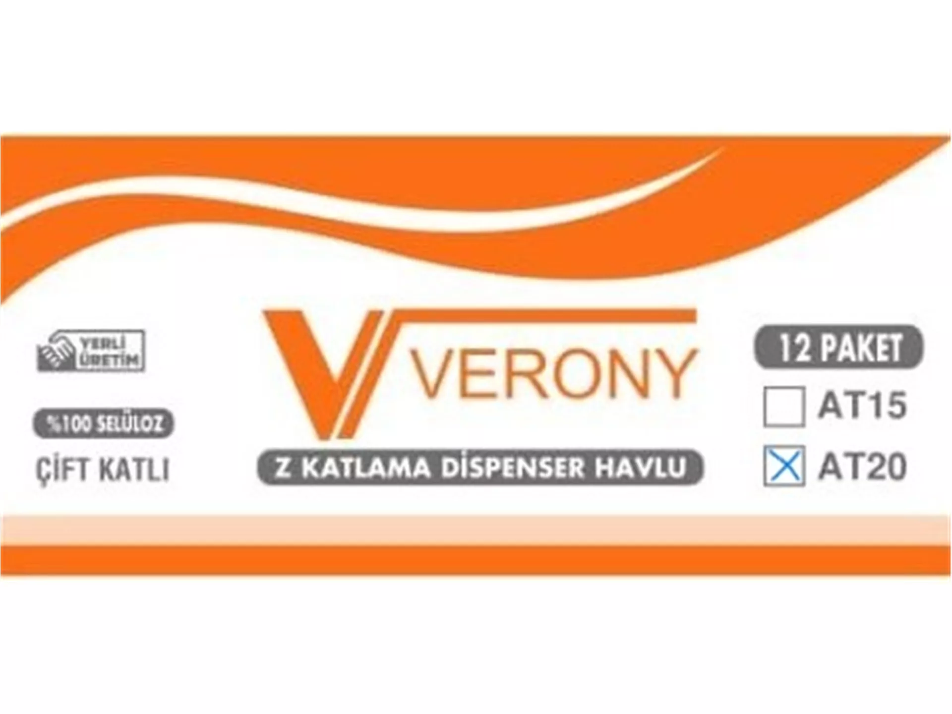 Verony Dispenser Z Towel 200 pcs