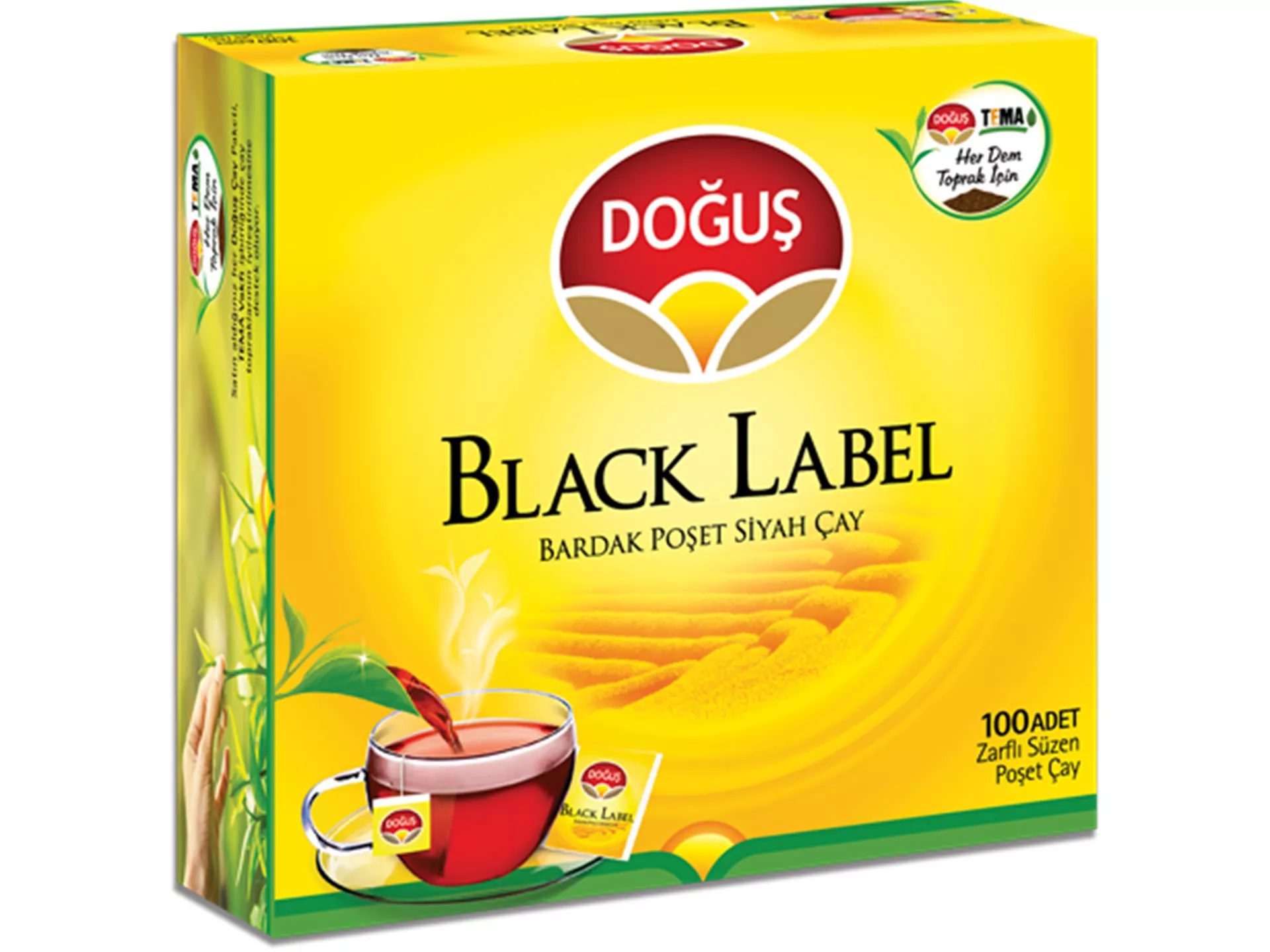 Doğuş Black Label Bardak Poşet Çay 100 Adet
