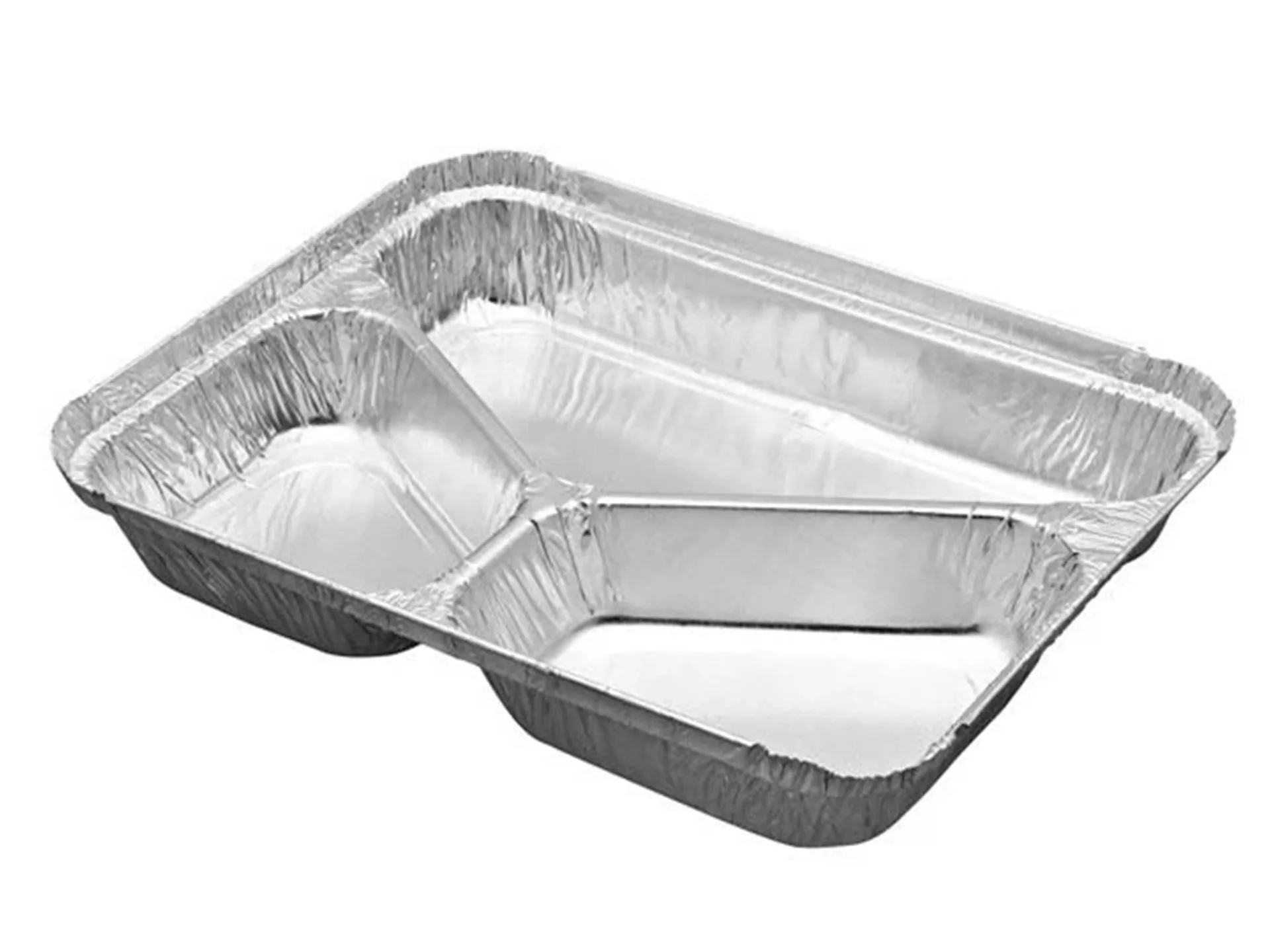 Aluminum 3 Compartment Bowl 100 Pieces