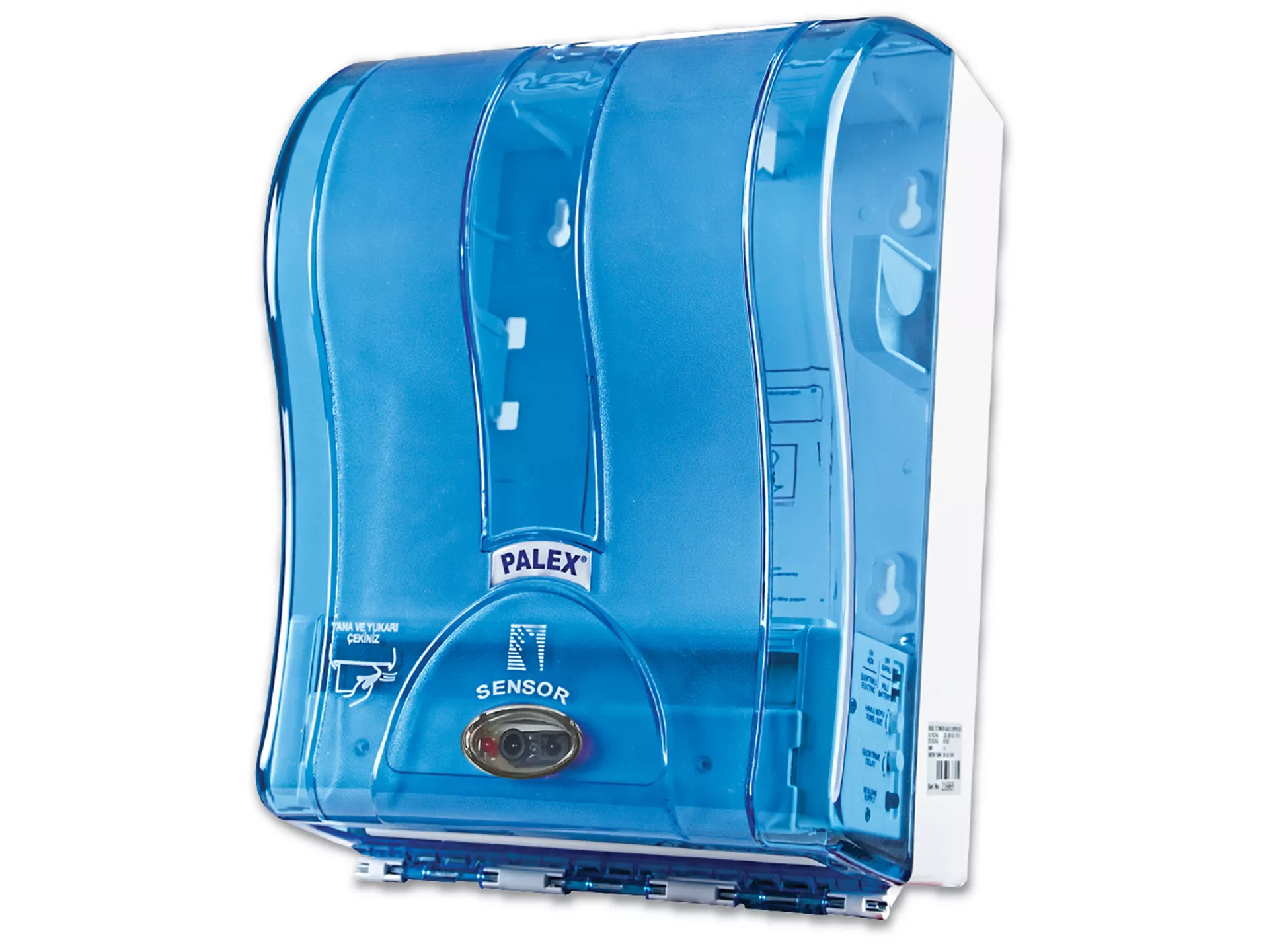 Prestij Automatic Towel Dispenser Transparent Blue