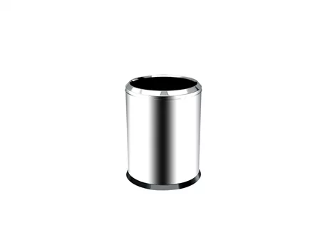 Chrome Ring Trash Can 5 Lt.