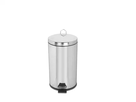 Chrome Pedal Trash Can 16 Lt
