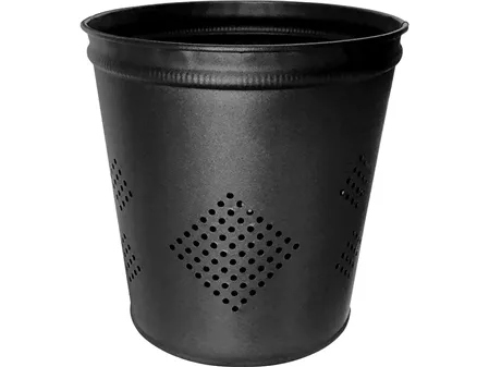 Metal Under Table Perforated Trash Can 13 Lt.