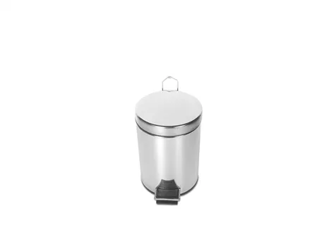 Chrome Pedal Trash Can 8 Lt