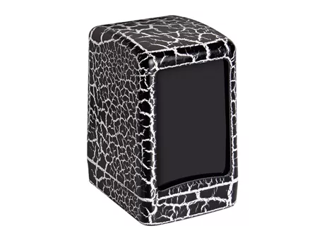 Patterned Napkin Holder Black