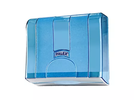 Standard Z-Fold Paper Towel Dispenser Clear Blue