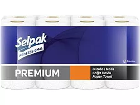 Рулонные полотенца Selpak Premium, 8 шт.