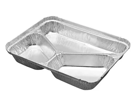 Aluminum 3 Compartment Bowl 100 Pieces