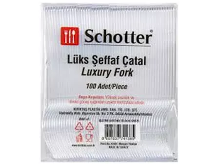 Plastic Fork 100 pcs