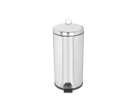 Chrome Pedal Trash Can 20 Lt