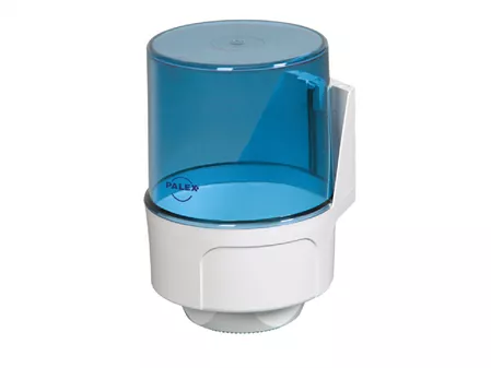 Self-Pull Paper Towel Dispenser Transparent Blue