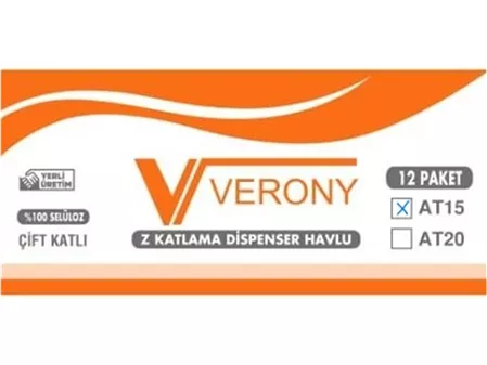 Verony Dispenser Z Towel 150 pcs